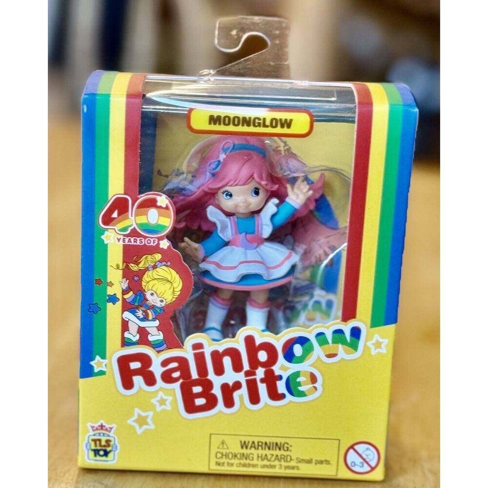 Rainbow‎ Brite Moonglow Mini figure 40 Years Anniversary Collectible Doll figure